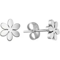 Vivance Paar Ohrstecker Edelstahl glanz Blume