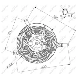 NRF K?hlerl?fter Nissan Navara Pick 47572