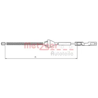 Metzger Handbremsseil hinten Ford Focus 2