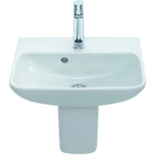 Duravit ME by Starck Waschtisch 0719450000 45 x 32 cm, weiss, 1 Hahnloch, mit Überlauf