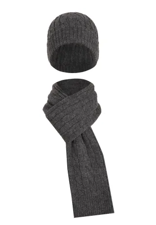 Set Aus Schal Und Mütze Set Aus Schal Und Mütze