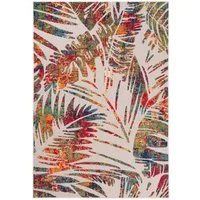Mazovia Designteppich In- & Outdoor Teppich Wetterfest & UV-beständig Balkon - Bunt, 80 x 150 cm, Höhe 6 mm, Kurzflor, Weich, Pflegeleicht, Flachgewebe