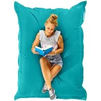 Green Bean Sitzsack XXL Outdoor Sitzsack Square 140x180cm (XXL Riesensitzsack 140x180cm 380 Liter Kinder & Erwachsene Bean Bag EPS Perlen Füllung, Groß Draußen Outdoor Liegekissen), Waschbar Wetterfest Lounge Sitzkissen Bodenkissen