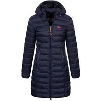 Geographical Norway Steppmantel Damen Herbst Jacke Steppjacke Outdoor leicht Kapuze Übergangsjacke