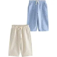 Next Stoffhose Leinenhose im 2er-Pack (2-tlg)