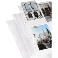 Hama Foto-Hülle Foto-Hüllen, DIN A4, für 8 Fotos im Format 10x15 cm, Weiß, 10 Stück