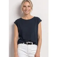 STREET ONE T-Shirt aus strecthigem Viskosematerial