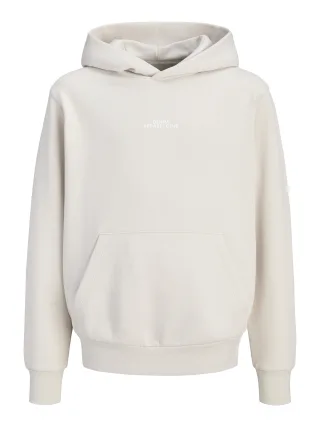 JACK&JONES - JJBAY SWEAT HOOD JNR Moonbeam - Gr. - 176