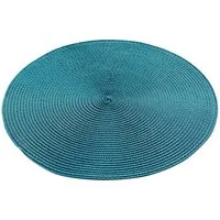Macosa Home Platzset Tischset 4 STK. vers. Farben Kunststoff 35 cm rund Platzsets, (4er Set), Tischmatte Platzmatte Tisch-Unterlage Tischset