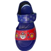 PAW PATROL Paw Patrol Sandalen Badeschuhe Schuhe für Jungen + Mädchen, rutschfeste Sohle, Klettverschluss, Kinderschuhe Sommerschuhe Schwimmschuhe rosa + blau Gr.24/25 26/27 28/29 30/31 Badesandale