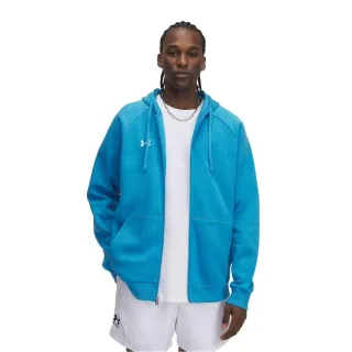 Under Armour - "Rival" Hoodie mit durchgehendem Reißverschluss für Herren, Fleece (Blau)