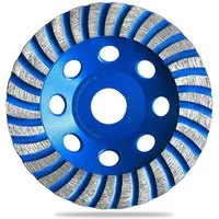 S&R Schleifscheibe Diamantschleiftopf (125 mm) in Profiqualität, UNIVERSAL, (1 St), für Beton, Granit, Naturstein, Kunststein,Estrich, für Winkelschleifer