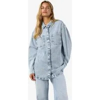Noisy may Jeansbluse NMALVA L/S DENIM SHACKET AZ352LB NOOS