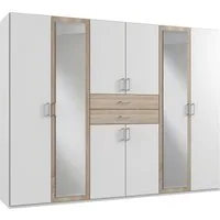 Wimex Kleiderschrank Diver Drehtürenschrank mit Spiegel, 180, 225 o. 270cm breit Bestseller Schlafzimmerschrank wahlweise 3 Innenausstattungen