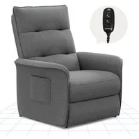 FLEXISPOT Sessel Elektrischer Relaxsessel – Ergonomischer Liegesessel mit Relaxfunktion (leicht zu montieren, kompakt verpackt & einfach zu transportieren), Fernsehsessel, ergonomisch, bis 200 kg belastbar, 105°-155°