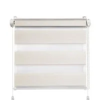 Doppelrollo Klemmfix Click Doppelrollo 3 in 1, natur / beige / creme, Clever-Kauf-24, ohne Bohren