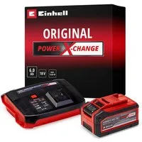 Einhell PXC-Starter-Kit 18V 4-6Ah & 6A Boostcharger Akku-Ladestation (Packung, 2-tlg., inkl. Akku)