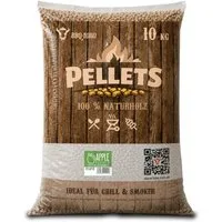 BBQ-Toro Holzpellets Apple Pellets aus 100% Apfelbaumholz, 10 kg, Räucherpellets, 10.00 kg