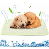 Agger Hundematte Kühlmatte für Hunde Selbst Kühlende Hundematte Sommer, Kühlkissen hundematte für Zuhause Unterwegs oder im Auto