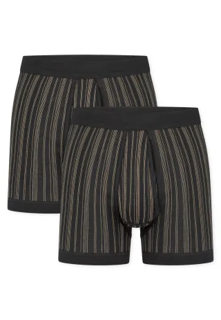 SCHIESSER - 2PACK Hose kurz schwarz - Gr. - 7