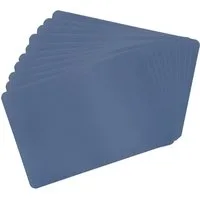 Kesper Platzset 10 Platzsets Kunstleder - Blau - 43 x 29 cm, (10-St), geräuschdämpfend