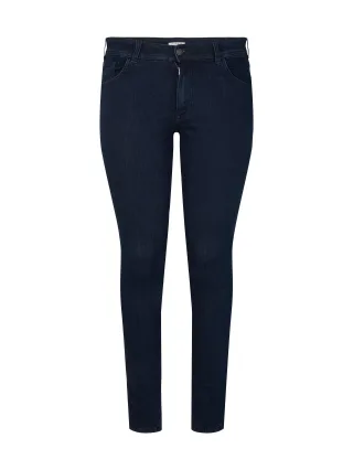 Tom Tailor - Plus Size - TTPLUS SKINNY Jeans dark dye blue denim - Gr. - 46