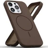 GreenHec Handyhülle Handyhülle Silikon iPhone 16 15 14 13 12 Pro Max Plus MagSafe 6.7 Zoll, Magnetisch Weiß Case Cover Schutz - Pink Blau Schwarz Braun Weiß