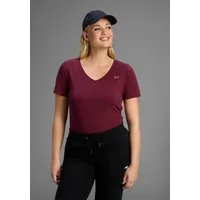 H.I.S T-Shirt Kurzarm, figurfreundlicher Schnitt, unifarben, V-Ausschnitt