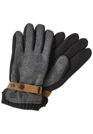 camel active - Handschuhe aus einem robusten Wollmix asphalt - Gr. - L