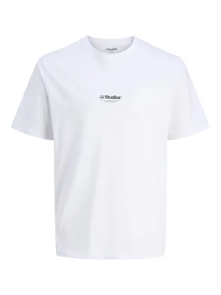 JACK&JONES - JJESOHO TEE SS CREW NECK NOOS PLS White
