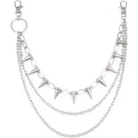 Ware aus aller Welt Hosenkette Punk Hosenkette mit Nieten Mehrreihig Geldbörsenkette Biker-Kette, (1-tlg)