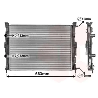 Van Wezel Wasserk?hler Renault Megane II Scenic II Grand Scenic II
