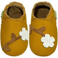 Sayoyo Weiche Leder Lauflernschuhe Hausschuhe Lederpuschen Blumen Krabbelschuh