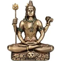 Figuren Shop GmbH Dekofigur Shiva Figur – Miniatur Statue Hindu Gott Veronese 8 cm Dekofigur