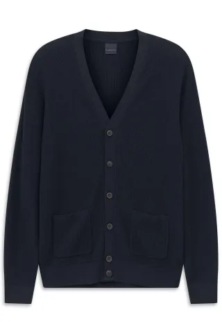 bugatti - Herren Strickjacke marine - Gr. - XXL