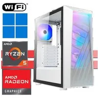 X-HARDWARE X-Entry Gaming Computer 5600G, 16GB RAM, 512GB + bis zu 4TB HDD Gaming-PC (AMD Ryzen 5 5600G, AMD Radeon Graphics (iGPU), 16 GB RAM, 0 GB HDD, 512 GB SSD, Luftkühlung, Windows 11 Professional)