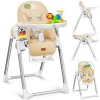 KIDIZ Kinderklappstuhl, 3in1 Kinderstuhl inkl. Spielbügel Babyliege