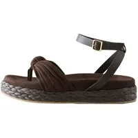 Next Zehentrenner aus Bast mit Knotendetail Keilsandalette (1-tlg)