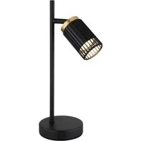 GLOBO LIGHTING Tischleuchte KORBEN, ohne Leuchtmittel, Tischlampe Nachttischlampe Deko-Tischleuchte Schlafzimmer