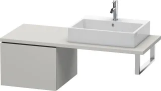Duravit L-Cube Unterschrank für Konsole Betongrau Matt 520x547x400 mm - LC583200707 LC583200707