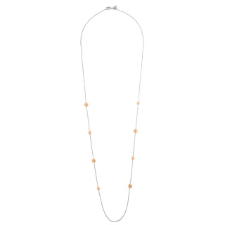 Orphelia Halskette für Damen, 925 Sterlingsilber, Silber/Rosé, ZK-7385/80
