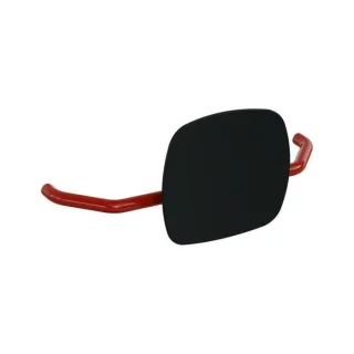 Hewi 801 Rückenstütze 801.51.907333 Wandabstand 230mm, Lehne tiefschwarz, rubinrot