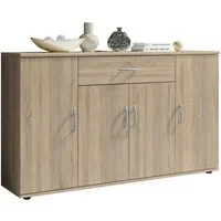 moebel-dich-auf Kommode LILLY 13 (in verschiedenen Farben, 1 Schubkasten + 4 Türen), 117 cm breit