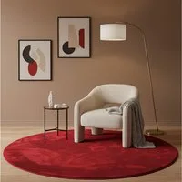 Pergamon Hochflor-Teppich Hochflor Langflor Teppich Super Soft Melia Rund, Rund, Höhe: 20 mm