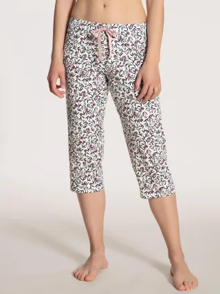 CALIDA - DAMEN Hose 3/4 star white - Gr. - S