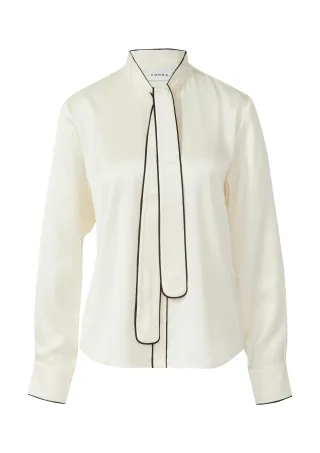 comma - Bluse creme - Gr. - 38