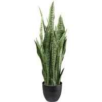 Künstliche Zimmerpflanze Sanseveria Grünpflanze, Creativ green, Höhe 110 cm, mit detailgetreuen Blättern