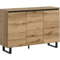Home affaire Sideboard TOMA, Breite: 120 cm, mit Metall-Kufen-Fuß, 3 Türen, 3 Einlegeböden, Anrichte, Kommode, Schrank, Board, Higboard