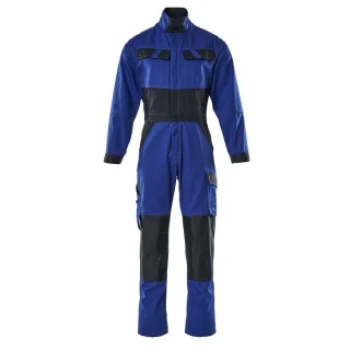 MASCOT Wallan Overall mit Knietaschen LIGHT Kornblau / Schwarzblau S - 15719-330-11010-S