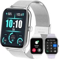 Betatree Smartwatch (4,6 cm, android ios), Smartwatch 1.85 Zoll Fitness Uhr mit Anruf Funktion